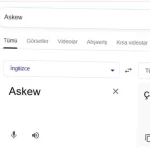 Google Askew veya Tilt Arama Komutu